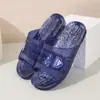 Pantuflas de Plástico Antideslizantes y Resistentes al Desgaste para Hombres y Mujeres, Adecuadas para Uso en el Baño del Hogar, con Suelas de Masaje, Engrosadas y Ligeras