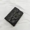 2025 Nova Carteira de Cartões Bordada em Pele de Ovelha Europeia e Americana Multifuncional de Couro Genuíno Porta-Moedas Feminino Moda Pequena Bolsa de Moedas