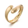 Pulsera Abierta Estilo Minimalista Gota de Agua, Joyería de Aleación de Zinc con Diseño Único, Suministro Directo del Fabricante