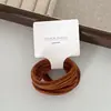 3 Peças de Elásticos de Cabelo Cor Café com Leite, Elásticos Simples e Elegantes para Prender o Cabelo, Alta Elasticidade, Duráveis, Elásticos de Cabelo de Alta Qualidade