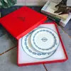 Louça de Porcelana Bone China Pratos Estilo Ocidental Mato Prato Raso 10 polegadas Prato Raso 8 polegadas Venda Direta da Fábrica Caixa de Presente Mesa Desenho Animado
