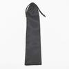 Pluma Ventilador con Raya Negra Personalizada Bolsa con Cordón de Tela Satinada Pajita de Acero Inoxidable Palillos Bolsa de Almacenamiento de Empaque
