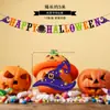 Feliz Halloween decoração de lanterna de abóbora bandeira de festa festival fantasma bandeira de flor pendurada atacado
