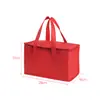 Caja Isotérmica para Llevar, Tela No Tejida para Acampar, Bolsa para Mantener Fresco, Bolsa Isotérmica Portátil Personalizada para Picnic al Aire Libre, Bolsa para Entrega de Pasteles con Bolsa de Hielo