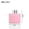 Frasco de Vidro Transparente para Aromaterapia Decorações de Fragrância de Rattan Sem Fogo para Casa Frasco Volátil de Óleo Essencial de Alta Qualidade Frasco de Perfume Colorido