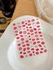 YITU Pegatina de Uñas para el Día de San Valentín Amor Labios Rojos Figura de Hormiga Avión Pegatina Decorativa para Uñas Adhesivo Trasero de Ligamento Delgado YT4590