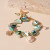 Colar de Pérolas Imitação Estrela do Mar Concha Búzio Vento do Oceano de Férias Personalidade da Moda Design de Nicho Colar de Alta Qualidade Mulheres