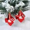 Adornos navideños de plástico, medias navideñas, muletas, colgantes, pequeños adornos para árboles de Navidad.
