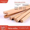 Tiras de Madeira Maciça de Freixo DIY Varetas Redondas de Madeira para Varões de Pendurar Roupa, Varões de Cortina, Cabos de Vassoura, Bastões de Yoga, Varetas Redondas