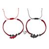 Pulseira Elástica Ajustável com Contas Quente de Vendas Transfronteiriça para Casal Halloween Aranha Morcego Amor Ímã de Sucção Pulseira