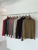 [Colección Gran Venta Sudadera de Manga Larga para Principios de Otoño] Estilo Coreano 2025 Algodón Puro Elástico Top Holgado Interior Sudadera de Cuello Redondo
