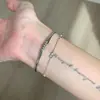 Pulsera de llave en forma de corazón, estilo vintage nuevo único, lujo ligero, diseño de nicho exquisito, pulsera de pareja de alta gama