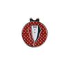 Clip para gorra de golf, marca desmontable, clip para gorra de chaqueta rojo y verde, aleación de zinc, logotipo de bola antioxidante, regalo