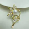 Chaqueta de Traje de Lujo Ligero de Gama Alta con Broche, Pin Versátil de Abrigo Estilo Japonés y Coreano, Broche de Flor de Pedrería Tridimensional