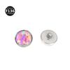 Brincos de piercing labial de titânio F136 com diamante tcheco 1,2 boca ondulada borda de bolsa brincos de piercing acessórios para piercing
