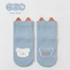Calcetines de dibujos animados estilo AB para niños, de media pantorrilla, diseño asimétrico para pie izquierdo y derecho, con adorables estampados de animales, disponibles en stock