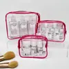 Fabricante de Neceser al por Mayor Bolsa de Almacenamiento Transparente Impermeable para Viaje para Hombres y Mujeres, Neceser Cosmético Portátil de Negocios