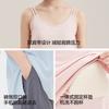 Chaleco de tirante de hombro de verano Oweizi con almohadilla en el pecho para mujer, fino para llevar por fuera, hermoso diseño de espalda, base para ropa de casa para mujer
