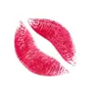 Día de San Valentín lápiz labial huella de labio ambiente adorno decoraciones pegatinas electrostáticas para puertas de vidrio ventanas para decorar centros comerciales