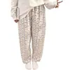 Pijama Feminino Outono Inverno 2026 Novo Desenho Animado Simples Estilo Japonês Laço Pijama Feminino Pode Ser Usado Fora Algodão Nuvem