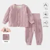 Ropa de casa para niños, uniforme escolar para niños, nuevos modelos de otoño e invierno, abrigo de algodón para niños con forro polar, capa interior engrosada, Clase A para niñas