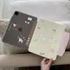 Estilo Coreano Casa com Asas Aplicável Apple iPad Tablet Capa Protetora Fivela de Ar mini Anti-dobra pro Slot para Caneta 11ª Geração