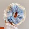 Nuevos coleteros de tela de verano con alto atractivo estético, pequeñas ligas florales para el cabello, accesorios para el cabello lindos y versátiles