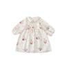 Conjunto de Niña Wulibu Vestido de Moda Infantil 2026 Primavera y Otoño Nuevo Vestido Abrigo con Lazo para Bebé