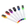 Marcadores de Pizarra Blancos de Colores Borrables para Niños con Cinta Magnética Pincel Set de 8 Tintas Base Agua En Stock Pizarra de Escritura Envío Directo
