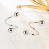 Arete de Uña para Oreja de Año Nuevo Transfronterizo para Mujer Simple Personalizado Uña de Cartílago de Oreja Diseño de Nicho Sentido Avanzado Temperamento Pendientes de Amor
