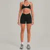 Conjunto de Yoga Nude Otoñal, Conjunto de Entrenamiento Pilates Color Block, Conjunto de Yoga Transpirable Ajustado 4583+9355