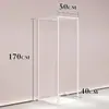 Estante de Exhibición Blanco de Pie para Tienda de Ropa Estante de Exhibición para Ropa de Mujer con Colgador Lateral Gabinete Alto de Doble Capa Perchero