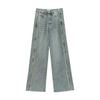 Love and Nancy Trece Líneas Gran Venta Otoño Originales Nuevos Jeans de Algodón Degradado Desgastado Estilo Retro Hong Kong 2152