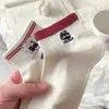 Meias de Verão para Mulheres, Meias Curtas, Estilo Coreano, Antiodor, Absorventes de Suor, Malha Respirável Meias Femininas, Meias Curtas Tubo Sem Costura de Gato Fofo