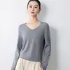 Nuevo Otoño 2026 Estilo OL Elegante Jersey de Terciopelo Andy de Cuello en V Regular Suéter de Punto para Mujer
