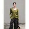 Nuevo Estilo Otoñal Retro Elegante Cardigan Holgado de Punto Trenzado con Cuello y Bufanda Conjunto de Dos Piezas para Mujer