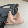 Bolsa Grande Popular da Internet Feminina 2024 Nova Fashionável Simples Grande Capacidade Bolsa de Ombro Mochila Bolsa Tote de Axila Tendência