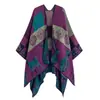 Xale Etnia Yunnan Estilo Outono/Inverno Xizang Yunnan Imitação Caxemira Manto Capa Jacquard Xale para Aquecimento