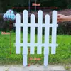 Cerca de Plástico para Exterior Estilo Europeu Cerca de PVC Jardim Canteiro de Flores Horta Campus Vila Pátio Muro Decorativo