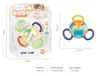 Sonajero para Bebé Sonajero de Mano para Recién Nacidos Juguetes de Baño Niños y Niñas de Goma Suave Dientes Largos Juguetes Iluminación