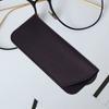 Novo saco de óculos de flor antiga bolso de faca de couro estojo de couro para óculos de sol lichia estojo de couro para óculos engrossado