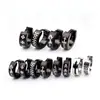 Moderna Perforación de Oreja de Acero de Titanio para Hombre con Patrón de Cruz, Calavera, Dragón Pendientes Transfronterizos Clavos para Oreja Amazon Ebay