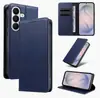 Adecuado para Samsung S26 Funda Magnética para Teléfono, S25Ultra Nueva Funda de Cuero, S24Fe Funda Plegable con Soporte, Funda Protectora de Microfibra