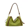 Bolso Tote Elegante Esmerilado Estilo Maillard de Nicho para Mujer Otoño Temprano 2025 Gran Capacidad Versátil para el Trabajo Hombro Cruzado