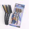 Cepillo de Dientes Industrial de 9 Pulgadas Ferretería Pulido de Óxido Herramienta de Eliminación de Óxido Cepillo de Alambre de Cobre Cepillo de Alambre Fabricante Venta al por Mayor