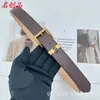 Cinturón de Mujer de Alta Gama Xiaohongshu Nuevo Diseñador 3cm Moda Versátil Hebilla de Pin Estilo Coreano de Moda Cinturón de Mujer