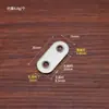 Código de ángulo de pieza recta de acero inoxidable, código recto de múltiples especificaciones, conector de muebles plano y recto, código de ángulo de una palabra, venta al por mayor