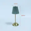 Lámpara de Mesa con Atmósfera Creativa, Lámpara de Tela para Mesita de Noche para Dormitorio y Comedor, Modelo Pequeño Recargable y de Enchufe de Doble Uso, Lámpara de Mesa para Mesita de Noche Táctil Cálida