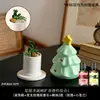 Pedra Difusora de Aromaterapia para Árvore de Natal Ornamento de Mesa Pedra de Aromaterapia Criativa para Casa Interior Fragrância Sem Chama Cristal Longa Duração