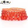 Pulsera de Ojo de Gato Multicolor 21/19/17cm Multitamaño Opcional 4/6/8/10mm Hecha a Mano con Cuentas Joyería para Parejas